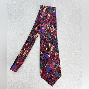 Molecular Expressions Stonehenge Moon Rock Tie 100% Silk Apollo 16 abstract USA